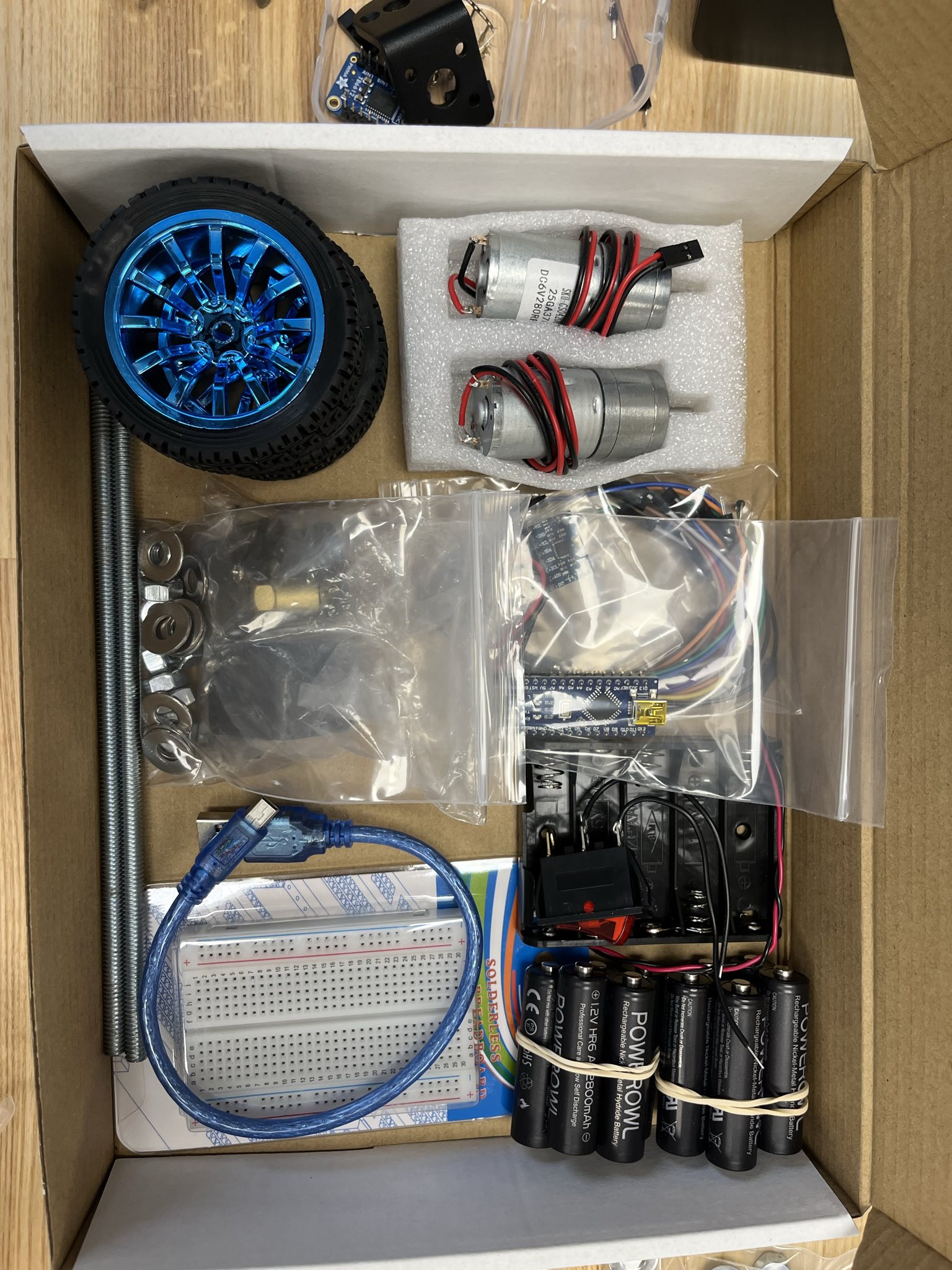 Self-balancing robot kit