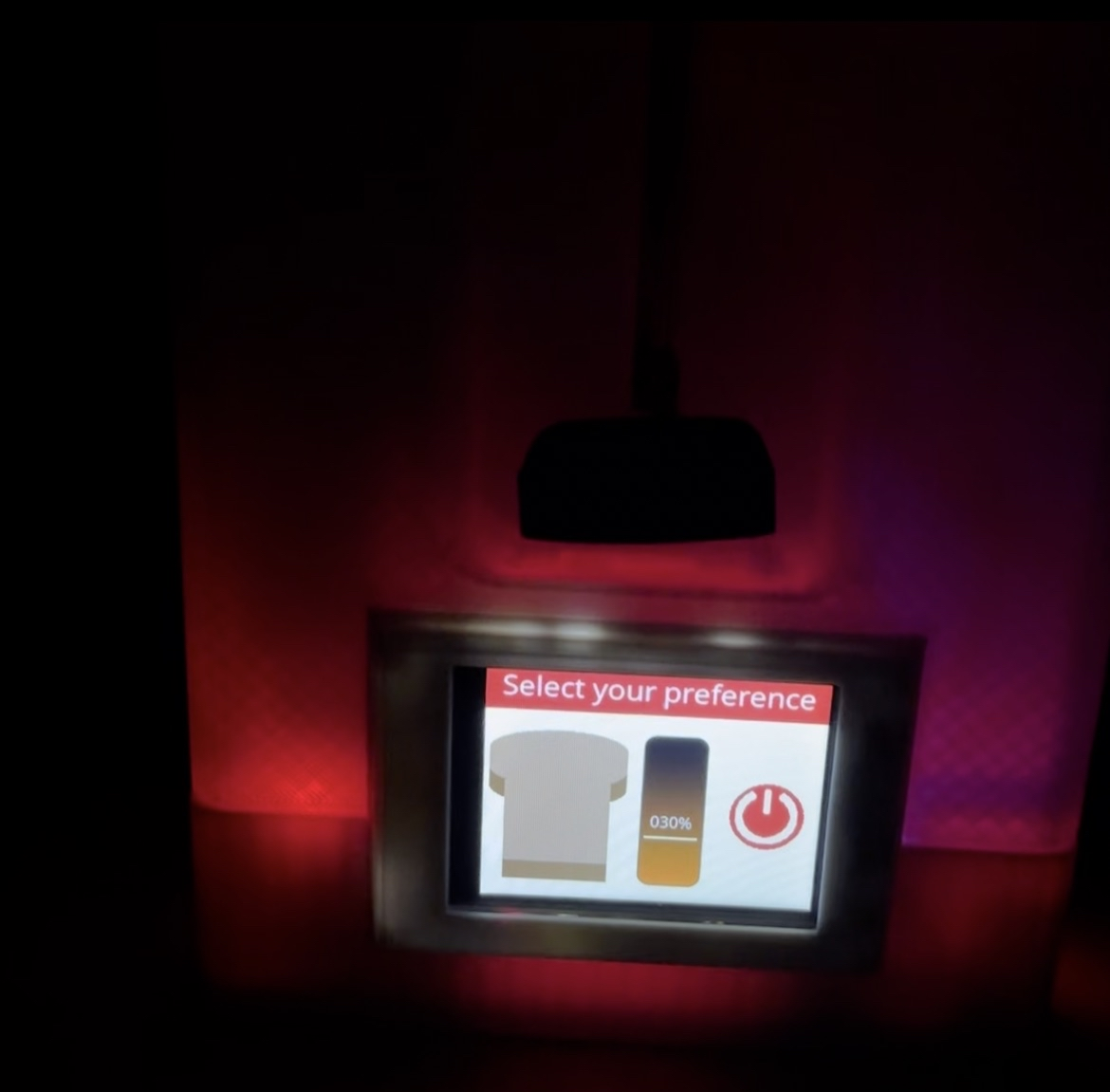 Toast-E LCD interface